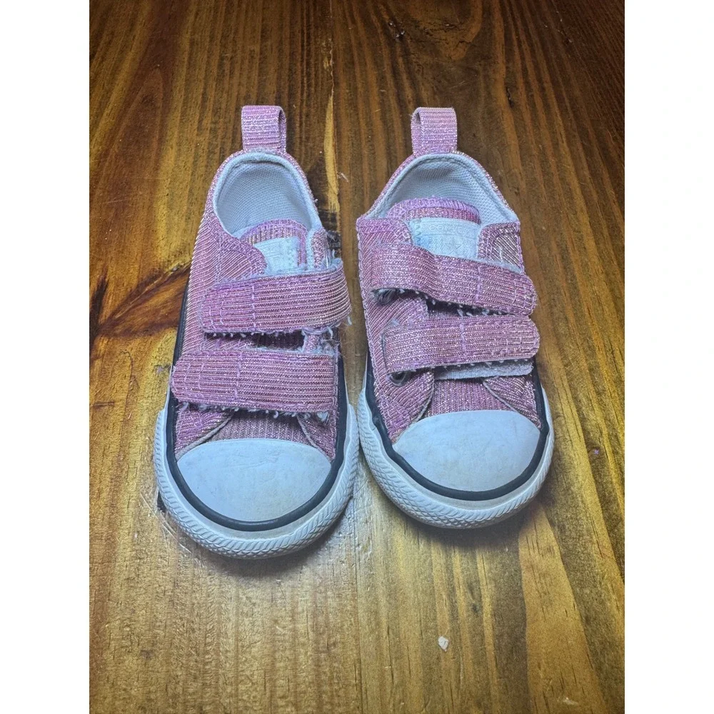 Converse Chuck Taylor All Star Pink Glitter Infant Shoes Size‎ 4 765103F